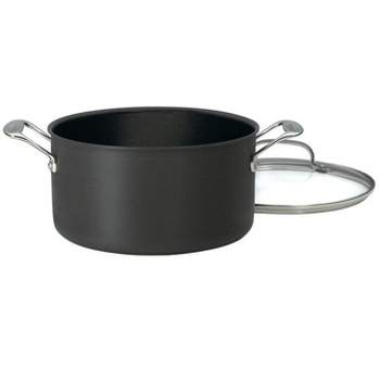 Cuisinart Chef's Classic Stainless Steel Stock Pot 6 qt Black