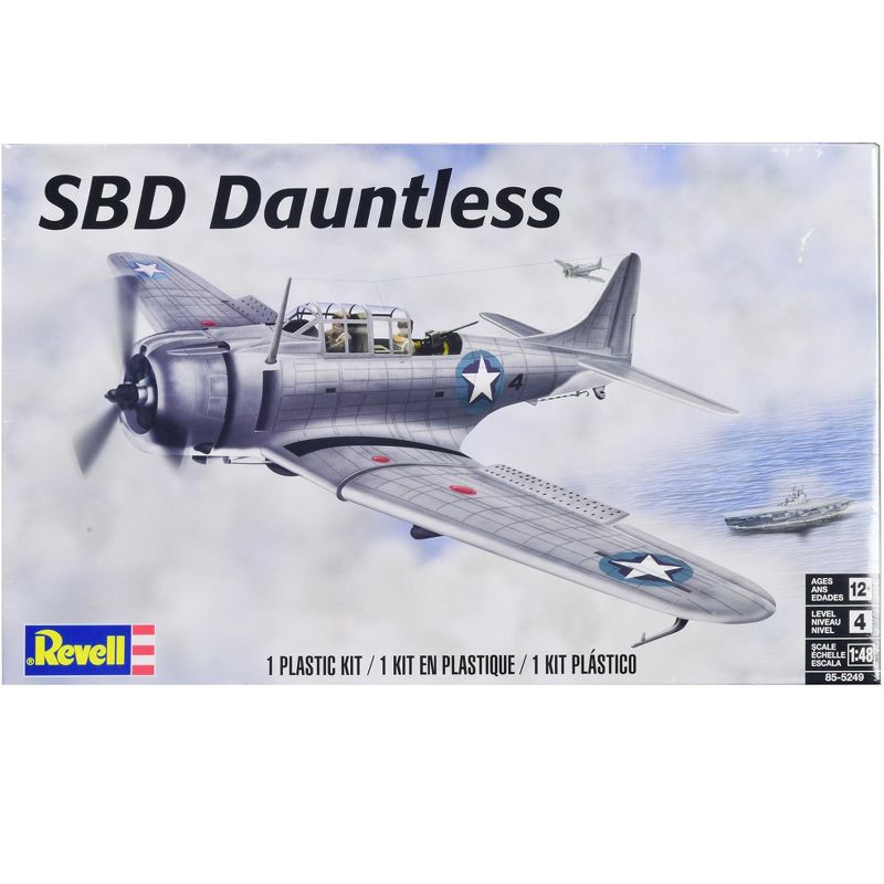 Level 4 Model Kit Douglas SBD Dauntless Bomber Aircraft 1/48 Scale Model by Revell, 2 of 7