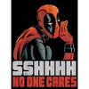 Men's Marvel Deadpool No One Cares T-Shirt - 2 of 3