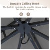 EAGLE PEAK 10'x10'Double Roof Outdoor Patio Gazebo with Mesh Netting - 4 of 4