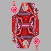Junior's Lost Gods Distressed Heart Queen Card T-Shirt - 2 of 2
