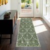Vintage Washable Area Rug Non-Slip Non-Shedding Traditional Floor Cover - 2 of 4