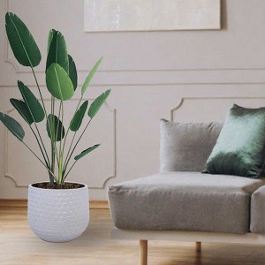 KTMBDW Plant Pots, Ceramic Planters with Drainage Holes,Nursery Planting Pot for Indoor Out Door Plants - 1 of 4
