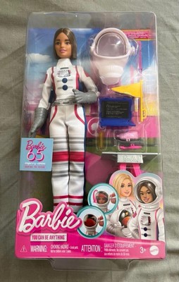 Barbie 65th Anniversary Careers Astronaut Doll 10 Accessories Including Rolling Rover Space Helmet Target