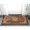 Well Woven Sultan Medallion Oriental Persian Floral Formal Traditional Modern Classic Thick Soft Area Rug - 2 of 4