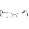 Joan Collins JC9772-LIL Semi-Rimless Designer Reading Glasses Lilac Purple 53 mm - 2 of 4