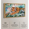 Art Remedy Relaxing Tiger Tropical Jungle Animals Wall Art Framed - 3 of 4