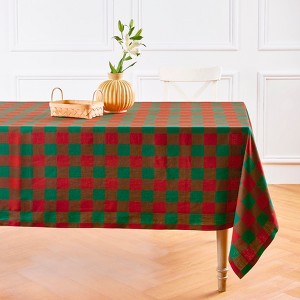 Solino Home Linen Buffalo Check Tablecloth - 1 of 4