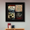 "At the Movies I" By Mollie B, Ready to Hang Framed Print, Black Frame - 4 of 4