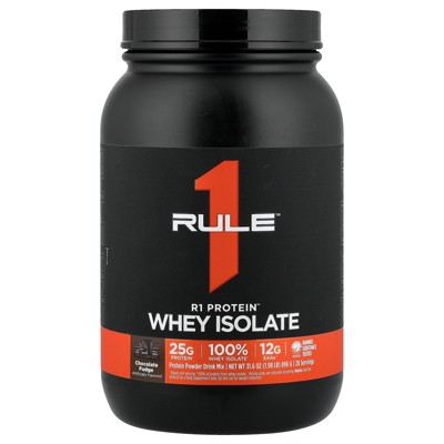 Rule One Proteins R1 Protein Powder Drink Mix, Chocolate Fudge, 1.98 lb (896 g)