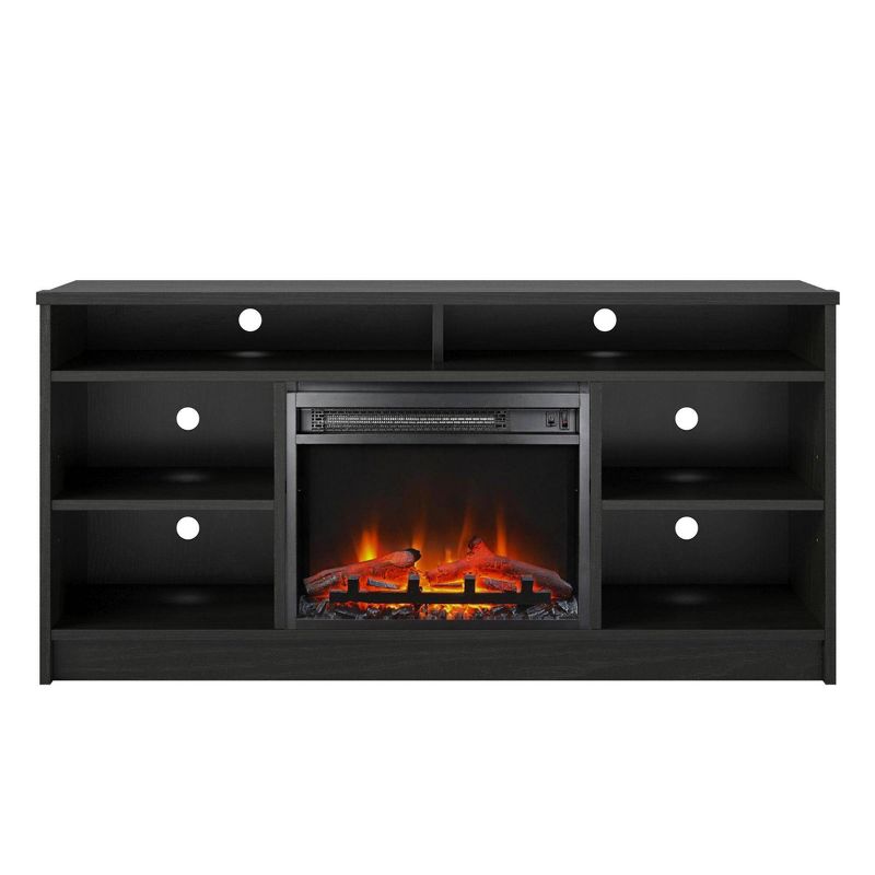 Hartwick Electric Fireplace Insert and 6 Shelves TV Stand for TVs up to 55" - Room & Joy, 4 of 9