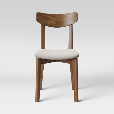 Astrid Mid-Century Upholstered Seat Dining Chair Walnut - Project 62™
