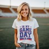 Simply Sage Market Women's In My Game Day Era - Blue Short Sleeve Graphic Tee - 2 of 4