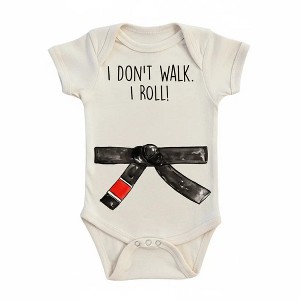 Jiu Jitsu I Roll - Baby Boy Girl Clothes Infant Onesie® Funny Cute Newborn GS1 - 1 of 4