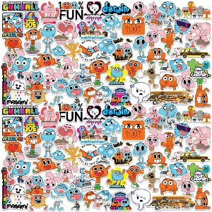 Amazing World of Gumball 100ct Vinyl Large Deluxe Stickers Variety Pack - 1 of 4