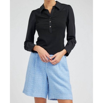 Women's Collared Knit Top - current air
