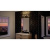 Urban Ambiance Luxury Traditional Bath Light 7.625''H x 23''W,  Midnight Black Finish,  Esperance Collection, UHP4156 - 2 of 4