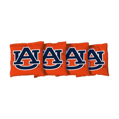 NCAA Auburn Tigers Corn-Filled Cornhole Bags Orange - 4pk