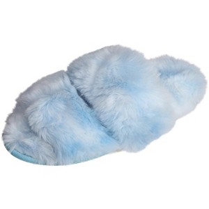 Roxoni Faux Fur Tie & Dye Slippers – Stylish & Trendy Slip-ons for Women – Super Soft Fluffy Fur for Superior Comfort & Luxury - 1 of 4