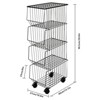 YIYIBYUS Fruit Vegetable Basket Rack Stand Kitchen Storage 4 Tiers - 3 of 4