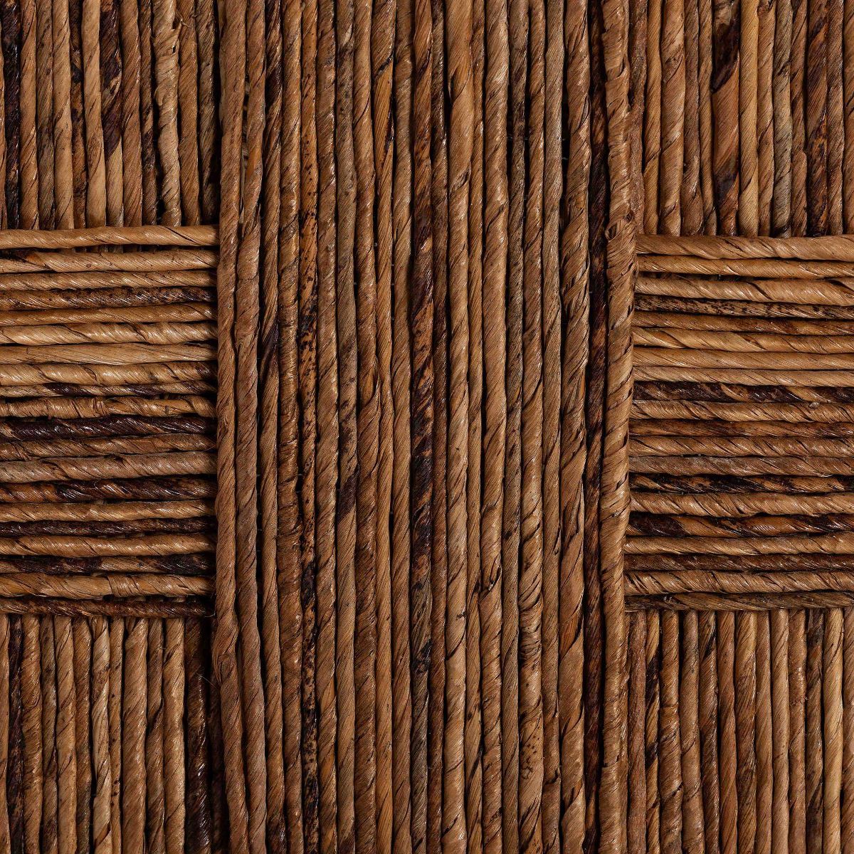 bali & pari Chabela Handwoven Seagrass Set of 2 Dining Chair Natural Brown/Light Brown - thumbnail 7
