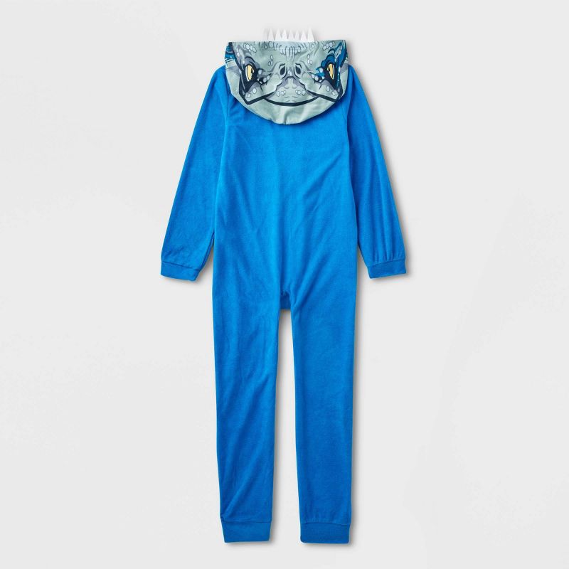 Boys&#39; Jurassic World Blanket Sleeper Pajama Set - Green 8, 2 of 4