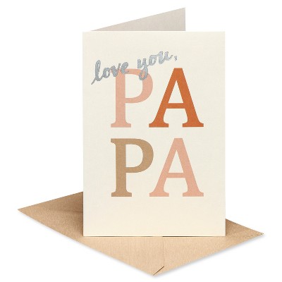 Carlton Cards Father's Day Card Love You Papa