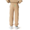 Future Planet Kids Unisex Jupiter Premium Fleece Lined Soft Cotton Sweatpants Loose Fit Beige - 2 of 4