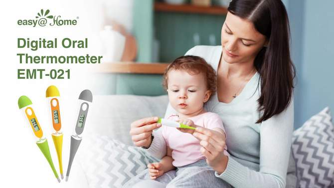 easy@Home Digital Thermometer, 2 of 10, play video