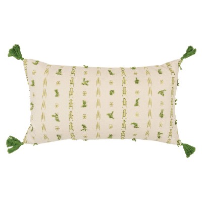 Green best sale lumbar pillows