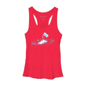Women's Design By Humans The Milky way By radiomode Racerback Tank Top - 1 of 3