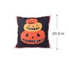TopComfy Support Pillow Halloween Pumpkin Pillow with Jack O Lantern Design for Seasonal Decor, Black and Orange, 3.35"*3.35"*3.9" - 3 of 4