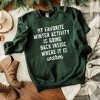 Simply Sage Market Women's Graphic Sweatshirt My Favorite Winter Activity - 2 of 2