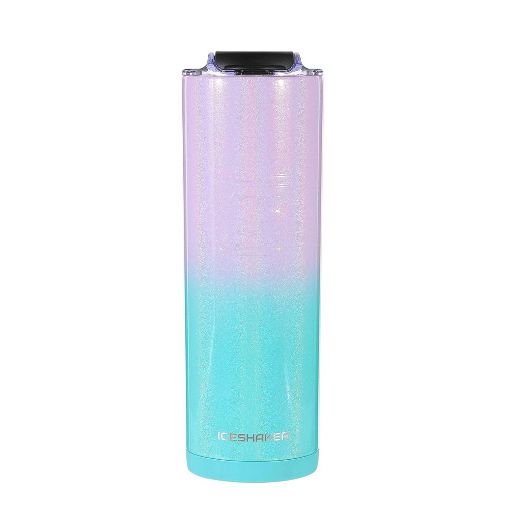 Photos - Glass Ice Shaker 20oz Skinny Steel Tumbler - Mermaid