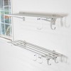 StoreYourBoard 1' x 4' Bristol Garage Wall Mount Shelves | 2-Pack | White - 2 of 4