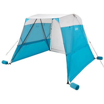 Coleman Go Shade Backpack 7'x7' Shelter - Caribbean Blue