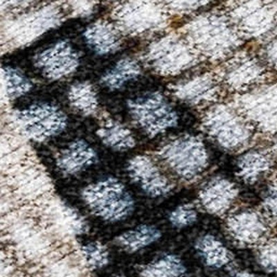 HomeRoots 10' X 14' Linen And Gold Abstract Washable Indoor Outdoor Area Rug