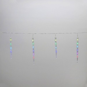 Philips LED Molded Icicles Christmas Indoor Outdoor Novelty String Lights Multicolor Light Bulb with White Wire - 1 of 4