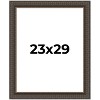 PosterPalooza | Museum Brown Picture Frame - UV Acrylic, Foam Board Backing, Hanging Hardware - 2 of 4
