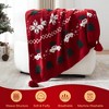 Walensee Cozy Christmas Knit Throw Blanket, 50x60 Inch Ultra Soft & Lightweight Holiday Decor - 2 of 4