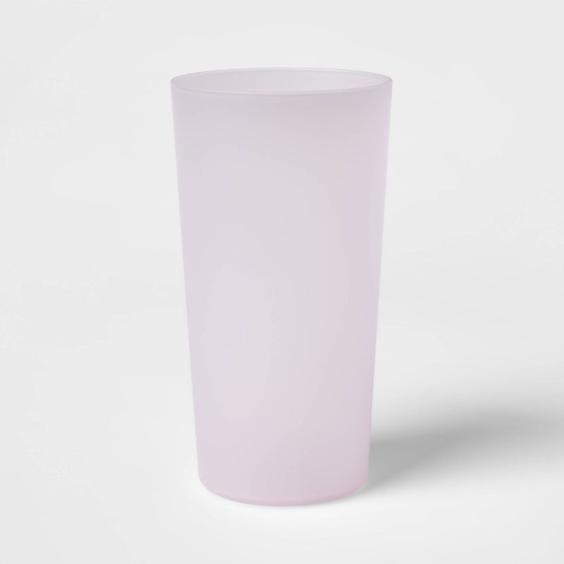 26oz Plastic Tall Translucent Tumbler Purple - Room Essentials&#8482;, 1 of 4