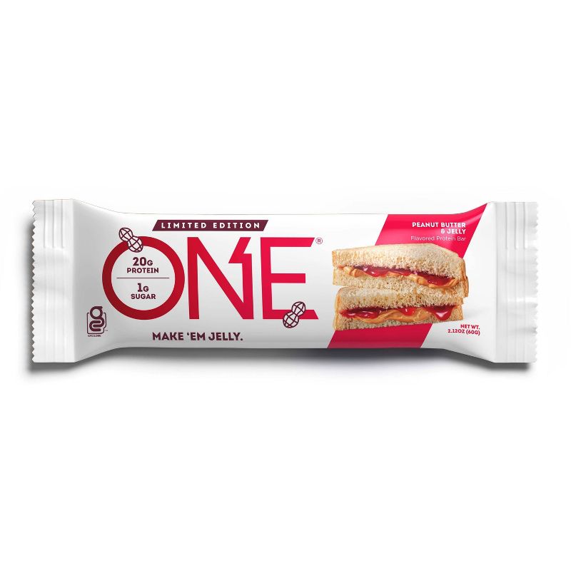 ONE Bar Protein Bar - Peanut Butter and Jelly - 4ct, 2 of 5