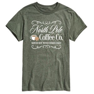 Men's - Instant Message - North Pole Coffee Co Short Sleeve Graphic T-Shirt - 1 of 4