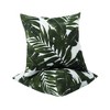 2 Pack Outdoor Throw Pillows, Waterproof & Fade-Resistant Patio Cushions for Garden,18x18 Inch, Green leaf - 2 of 4