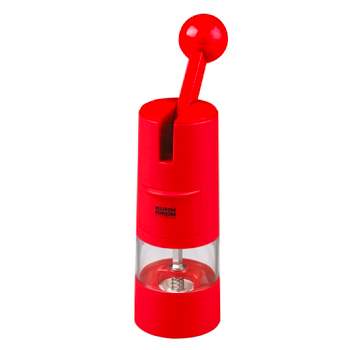 Wolfgang Puck Salt and Pepper Gravity Mills Set - Red