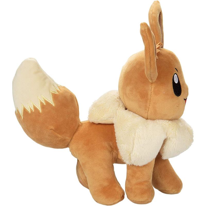 Pokemon Eevee Large 12" Plush Stuffed Animal Toy - Officially Licensed - Ages 2+, 2 of 7