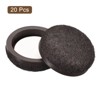 Unique Bargains Formed Felt Smooth Furniture Tile Floors Round Sliding Pads 20 Pcs - 3 of 4