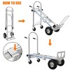 Folding Hand Truck,3-in-1 Aluminum Dolly Cart with Wheels,770 LBS Capacity Heavy Duty Hand Trucks for Transport and Moving - 4 of 4