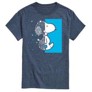 Men's - Peanuts - Snoopy Wire Frame Short Sleeve Graphic T-Shirt - 1 of 4