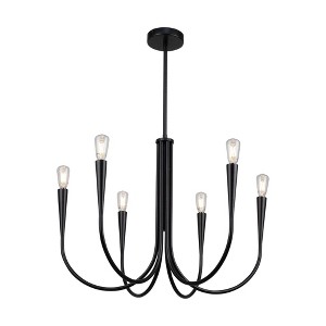 Artcraft Lighting Bronte 6 - Light Chandelier in  Black - 1 of 4